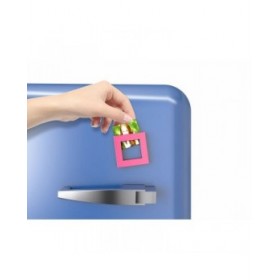 Calamita Novus MEGA Magnet SQUARE XL Rosa Quadrato 7,5 x 7,5 cm