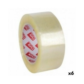 Nastro Adesivo Apli Trasparente 48 mm x 132 m (6 Unità)