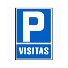 Insegna Archivo 2000 "PARKING VISITAS" PVC 210 x 297 mm