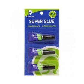 Adesivo Istantaneo Bismark Super Glue 1 g (24 Unità)