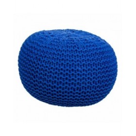 Puff Alexandra House Living Blu scuro polistirene 38 x 28 x 38 cm