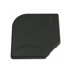 Base per Ombrellone Nero Cemento 47 x 47 x 5,5 cm