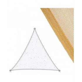 Vela parasole Vela sombreo Beige 3 x 3 m 300 x 300 x 0,5 cm Tenda