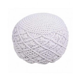 Puff Alexandra House Living Bianco polistirene 45 x 33 x 45 cm
