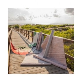 Tappeto per Esterni Goa 120 x 180 x 0,5 cm Cenere PET