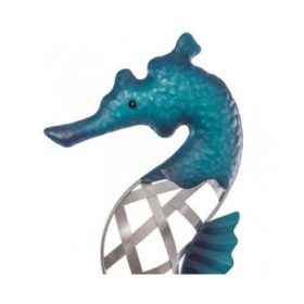 Quadro Cavaliere del Mare Metallo 20 x 46 cm