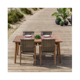 Tavolo da Pranzo Marilyn 160 x 90 x 75 cm Acacia