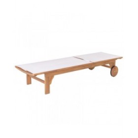 Lettino Nina Bianco 200 x 65 x 36 cm