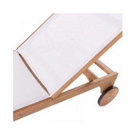 Lettino Nina Bianco 200 x 65 x 36 cm