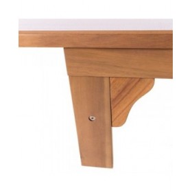 Lettino Nina Bianco 200 x 65 x 36 cm