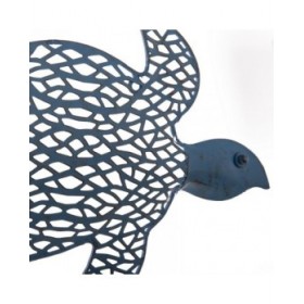 Quadro Tartaruga 35,56 x 3,18 x 26,67 cm Azzurro Metallo