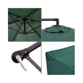 Ombrellone Monty Alluminio Verde 270 cm