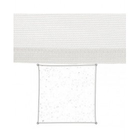 Vela parasole Vela sombreo Bianco 5 x 5 m 300 x 300 x 0,5 cm Tenda