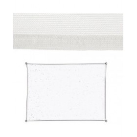 Vela parasole Vela sombreo Bianco 3 x 4 m 300 x 400 x 0,5 cm Tenda