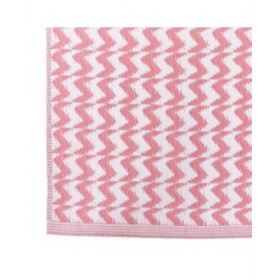 Tappeto per Esterni Naxos Rosa Bianco polipropilene