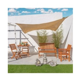 Vela parasole Vela sombreo Ciliegia 500 x 500 x 0,5 cm Tenda
