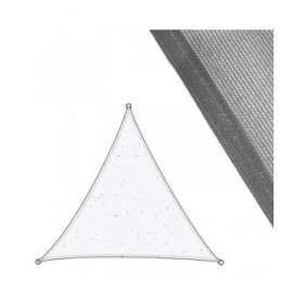 Vela parasole Vela sombreo Grigio 3 x 3 m 300 x 300 x 0,5 cm Tenda
