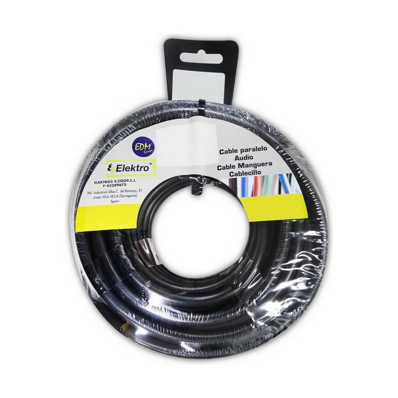 Cavo EDM 28054 Nero 2 x 1,5 mm 25 m