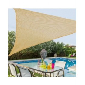 Vela parasole Vela sombreo Grigio 3 x 3 m 300 x 300 x 0,5 cm Tenda