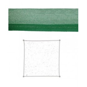 Vela parasole Vela sombreo Verde 300 x 300 x 0,5 cm Tenda