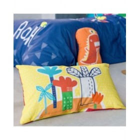 Fodera per cuscino HappyFriday Moshi Moshi Funnysaurus Multicolore 50 x 30 cm