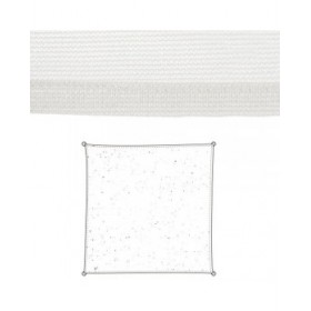 Vela parasole Vela sombreo Bianco 3 x 3 m 300 x 300 x 0,5 cm Tenda