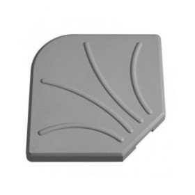 Base per Ombrellone Grigio Cemento 47 x 47 x 5,5 cm