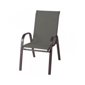 Sedia da giardino Nerea 56 x 68 x 93 cm Marrone Acciaio