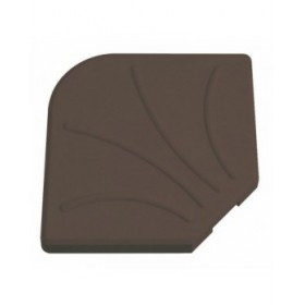 Base per Ombrellone Marrone Cemento 47 x 47 x 5,5 cm