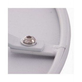 Tavolo aggiuntivo Marzia 60 x 60 x 42 cm Acciaio Bianco