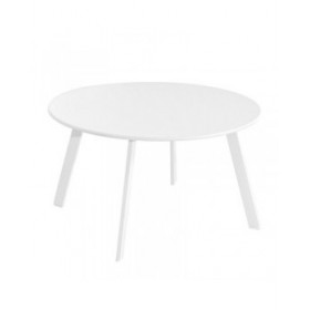 Tavolo aggiuntivo Marzia Acciaio Bianco 70 x 70 x 40 cm
