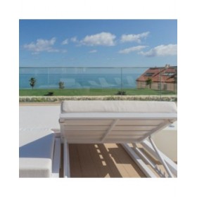 Lettino Luana Doppia Moka 180 x 200 x 43 cm Grafite