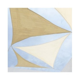 Vela parasole Vela sombreo Beige 5 x 5 m 500 x 500 x 0,5 cm Tenda