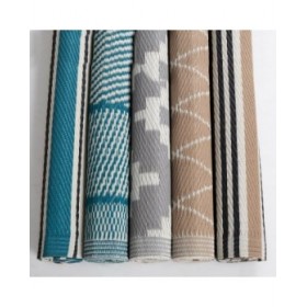 Tappeto per Esterni Milos 160 x 230 x 0,5 cm Azzurro polipropilene