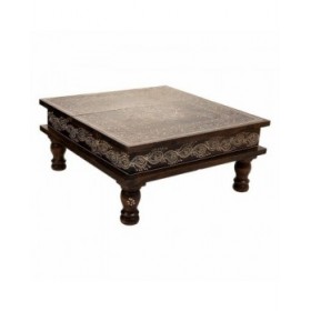Tavolo aggiuntivo Alexandra House Living Bianco 38 x 17 x 38 cm