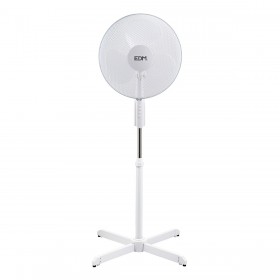 Ventilatore a Piantana EDM 33910 Bianco 45 W 50 W 55 W