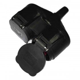 Spina di Alimentazione EDM 42130 Nero 3500 W 230 V 250 V 4,8 mm