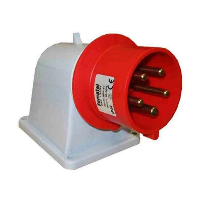 Spina per presa di corrente Solera 935154 CETAC Rosso 32 A Superficie