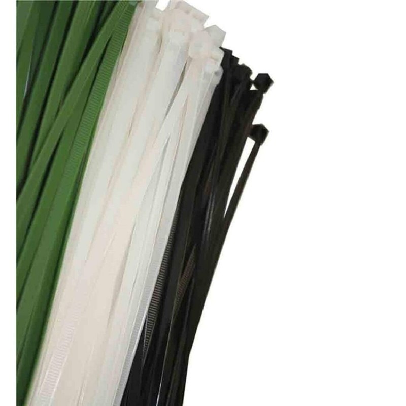 Fascette in Nylon EDM 48300 Bianco Naturale 380 x 4,8 mm 300 x 4,8 mm (100 Unità)
