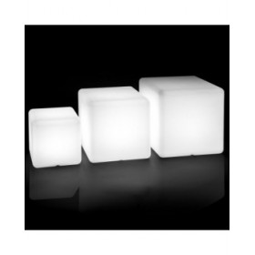Lampada da tavolo Block 60 W E27 220 V 40 x 40 x 40 cm