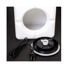 Lampada da tavolo Block 60 W E27 220 V 40 x 40 x 40 cm
