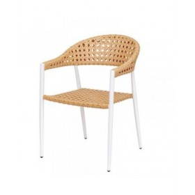 Sedia da giardino Niva Alluminio Bianco