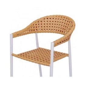 Sedia da giardino Niva Alluminio Bianco