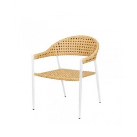 Sedia da giardino Niva Bianco