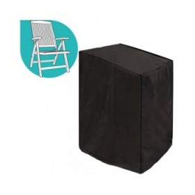 Custodia per Sedia Poltrona Nero PVC 89 x 76 x 107 cm