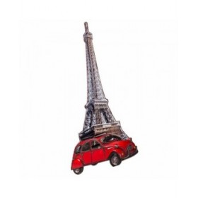 Placca da Parete Alexandra House Living Ferro Torre Eiffel 80 x 1 x 43 cm