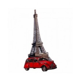Placca da Parete Alexandra House Living Ferro Torre Eiffel 80 x 1 x 43 cm