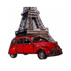 Placca da Parete Alexandra House Living Ferro Torre Eiffel 80 x 1 x 43 cm