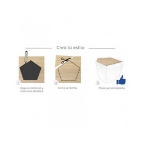 Tavolo aggiuntivo Penta Bianco Polietilene 40 x 33 x 38,5 cm