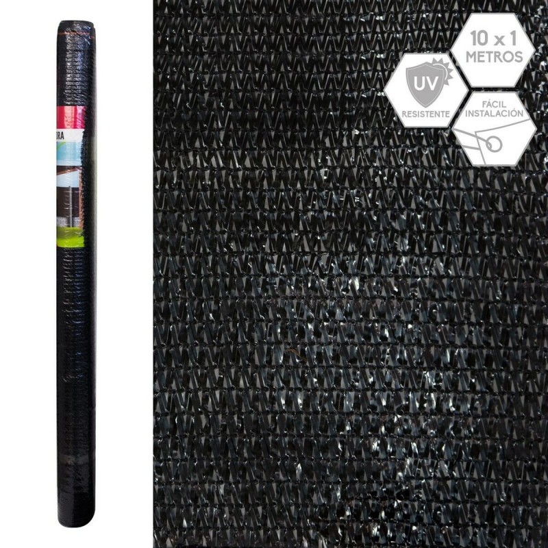 Rete per Nascondere Mallas Nero HDPE 80 % 90 % 1000 x 1 x 100 cm